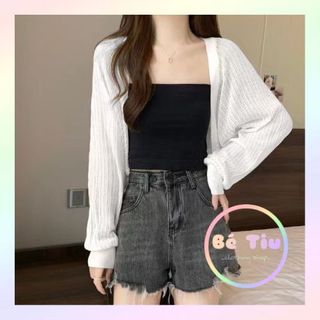 Áo Khoác lưới, Áo Khoác Choàng Dáng Ngắn Cánh Dơi Tay Dài Thời Trang Nữ Phối Tất Cả Các Loại Chân Váy Đầm Quần |Clothing