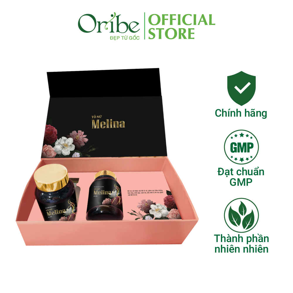 Viên Uống Tăng Cường Nội Tiết Tố Nữ Oribe Melina - Hộp 60 Viên