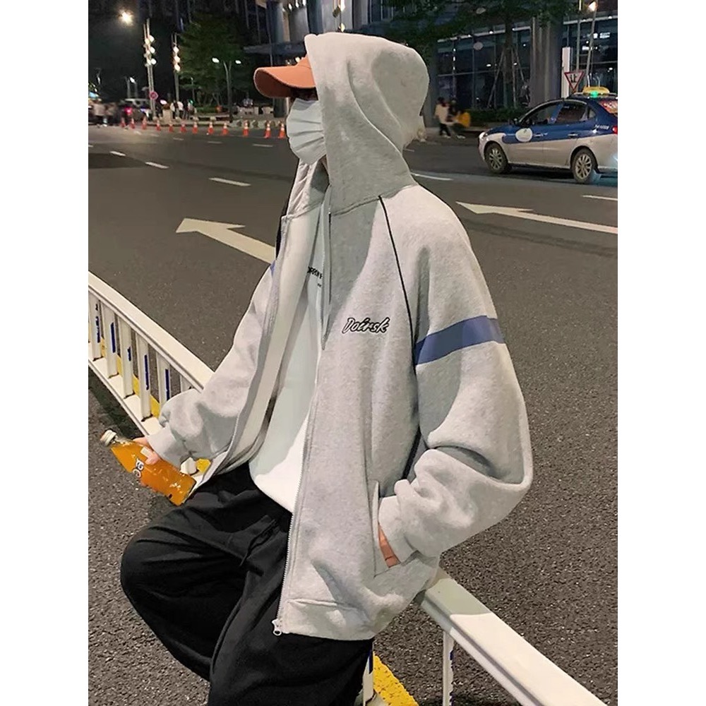 Áo khoác hoodie zip Doirsk APT Unisex Áo hoodie khoá from rộng chất liệu vải nỉ bông mũ 2 lớp to dày dặn