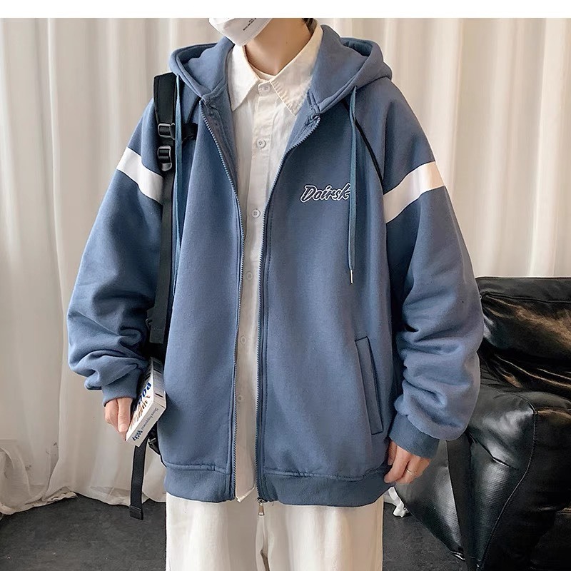 Áo khoác hoodie zip Doirsk APT Unisex Áo hoodie khoá from rộng chất liệu vải nỉ bông mũ 2 lớp to dày dặn
