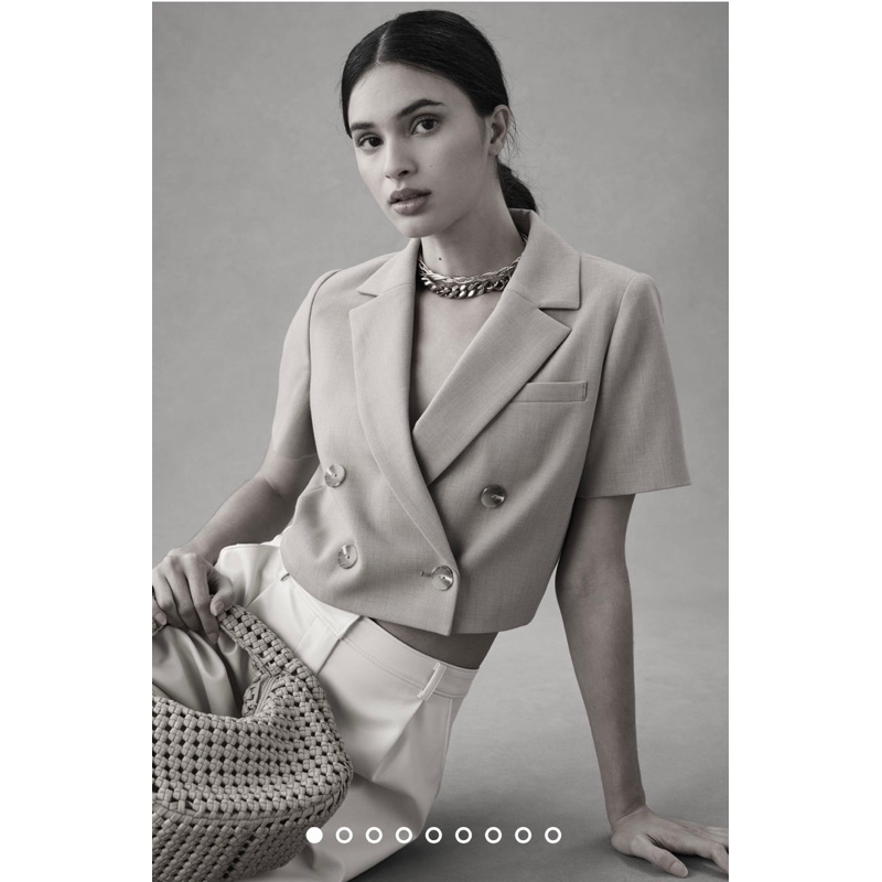 HIPU.VNXK - ÁO HD BLAZER CROPTOP TAY NGẮN.