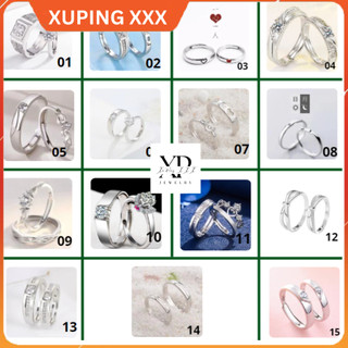 Nhẫn đôi pha và mạ bạc s925 nhẫn cặp nhẫn đôi tình yêu - nhẫn thiết kế có thể điều chỉnh size theo ngón tay
