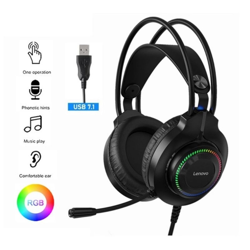 Tai Nghe Chụp LENOVO G20 LED (Cổng USB)