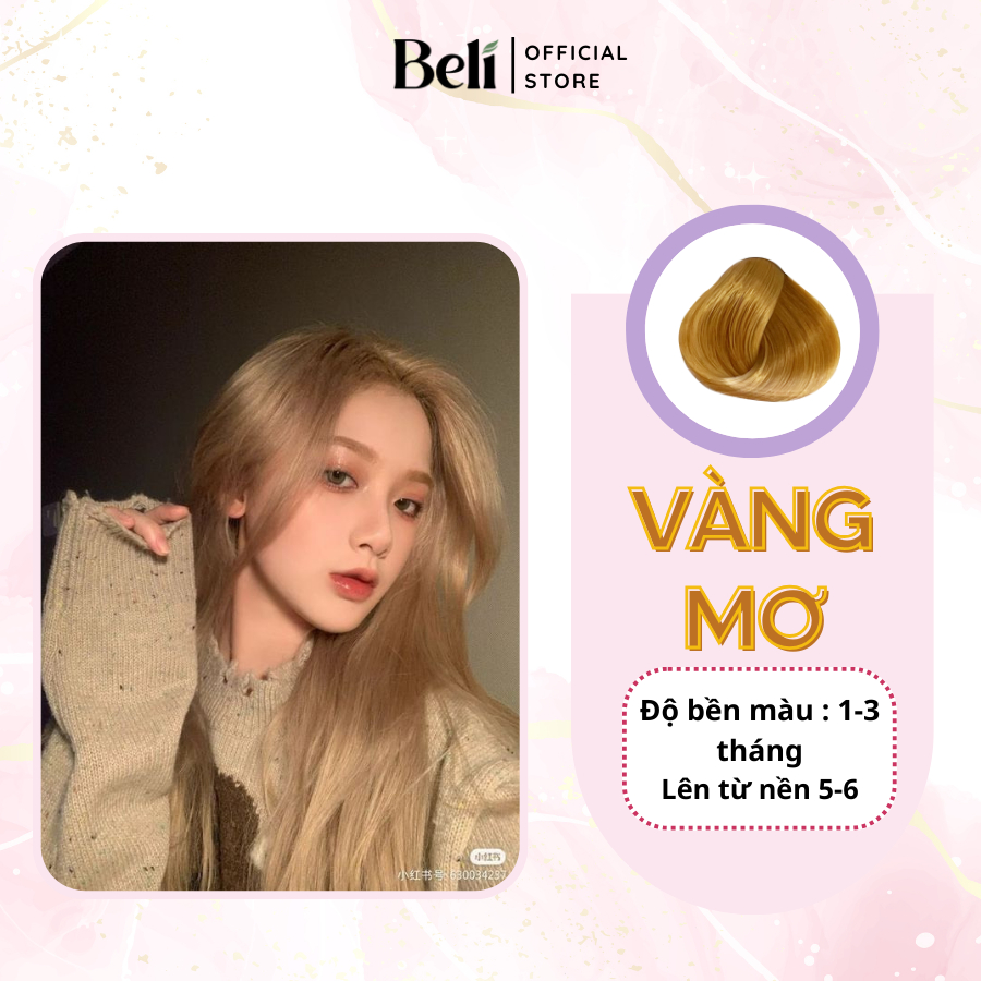 Thuốc Nhuộm Tóc KoolPro VÀNG MƠ Không Tẩy 100g - Beli Official Store