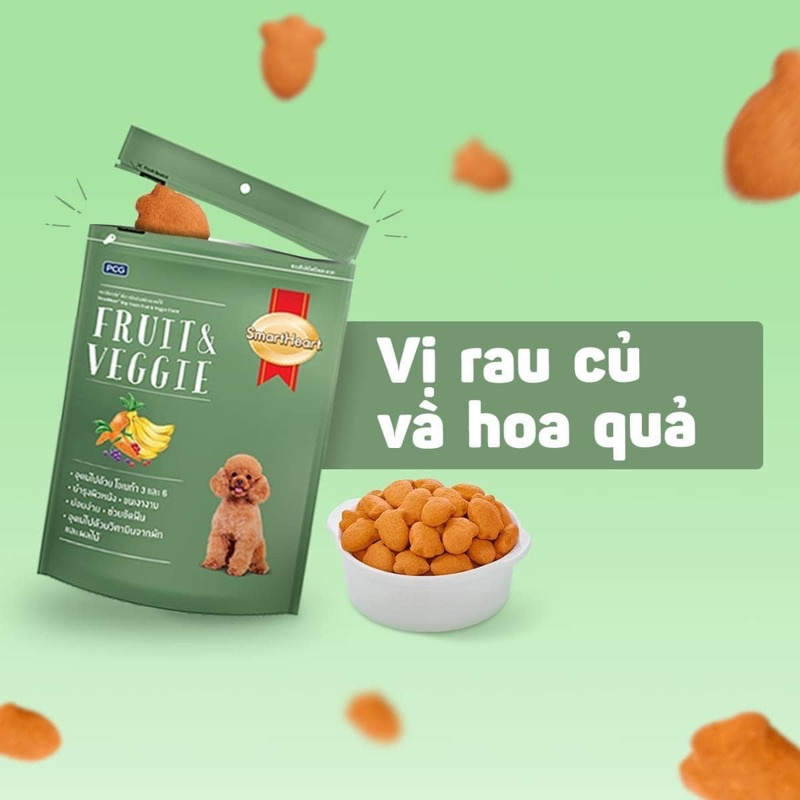 Súp Thưởng Cho Chó Smartheart - Bánh Thưởng Cho Chó À PetShop Giúp Làn Da Khỏe Mạnh, Bộ Lông Óng Mượt, Hệ Tiêu Hóa Tốt