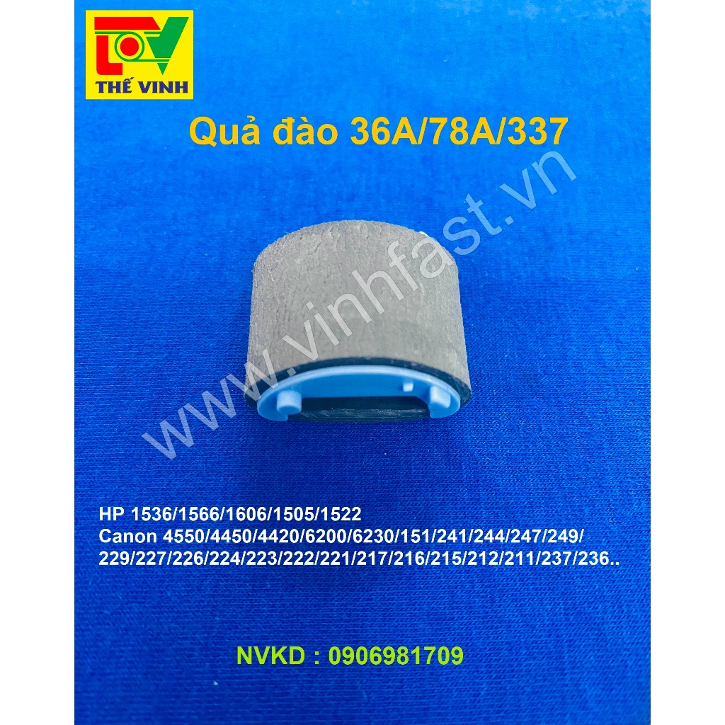 QUẢ ĐÀO KÉO GIẤY 36A - 78A - 337 DÙNG CHO MÁY IN HP 1505/1536/1566/1606/1522/6230/6200/151/226/221/217/241/244/249..