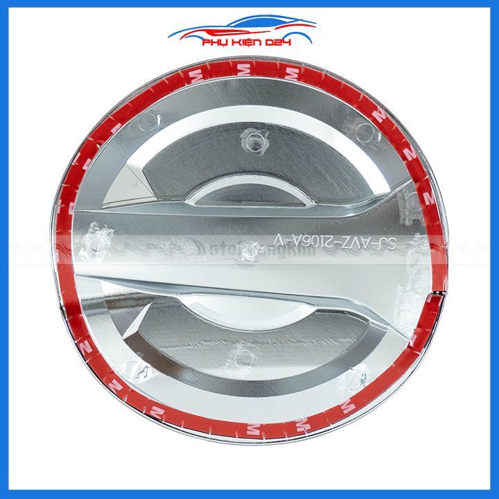 Ốp nắp bình xăng cho xe ô tô Toyota Wigo 2023-2024 mạ Crom