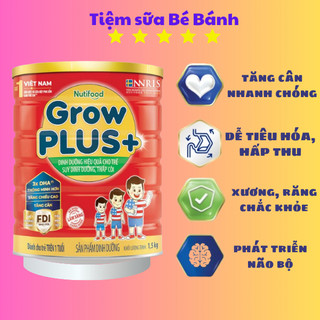 Sữa bột Nutifood Grow Plus đỏ đủ loại 350g 780g 900g 1.5kg kích thích trẻ ăn ngon miệng