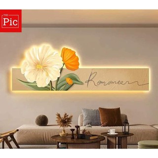Tranh Cắt 3D Led Hoa Xinh Trang Trí Phòng Ngủ, Phòng Khách, Quán Cà Phê, Tiệm Spa