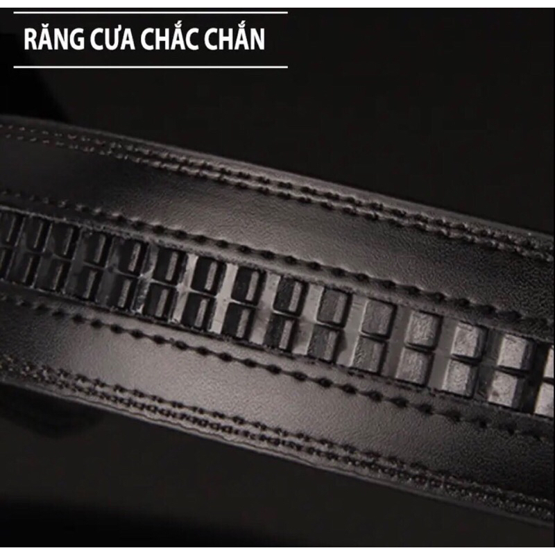 Thắt Lưng Nam Da Thật Sang Trọng Hai Màu Đen Nâu TM16 Dây Nịt Da Bò Thật Mặt Khoá Tự Động Cao Cấp Bảo hành 24 Tháng