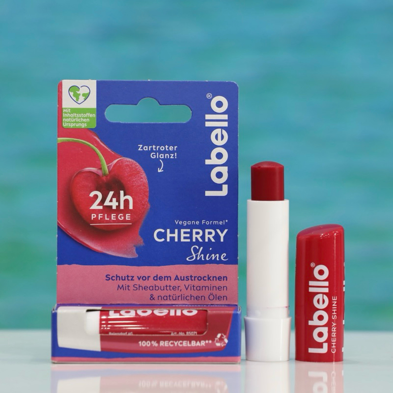 Son Dưỡng Môi Labello Cherry Có Màu – Cấp Ẩm Suốt 24H, Mềm Mịn, Không Bết Dính
