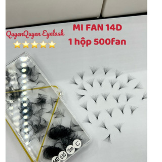 Mi fan 14d / hộp 500 fan - cong c-d dày 0,05_mi fan xuất khẩu_quyên quyên