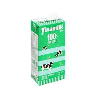 Sữa tươi tiệt trùng Vinamilk 100% Sữa tươi hộp 1 lít