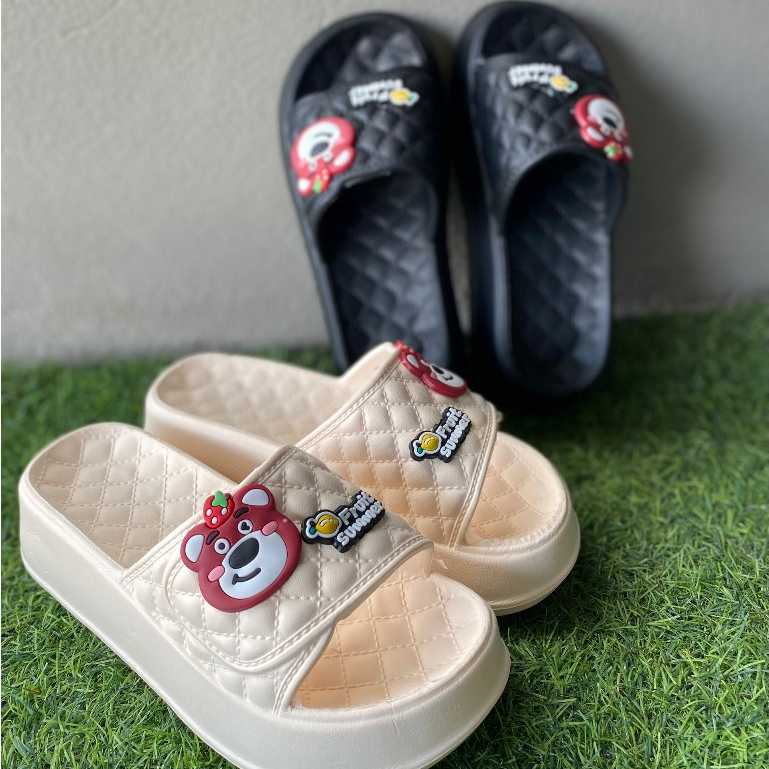 Dép gấu losto hồng Eva siêu êm nhẹ hottrend Mẫu Mới 2023