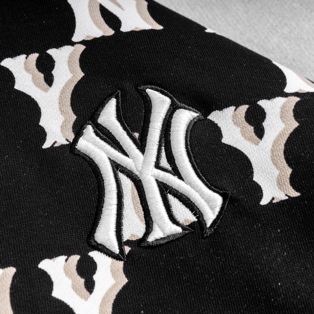 Áo khoác hoodie zip nỉ MLB NY, áo hoodie dây kéo zip form rộng unisex nam nữ- JUSTINSHOP