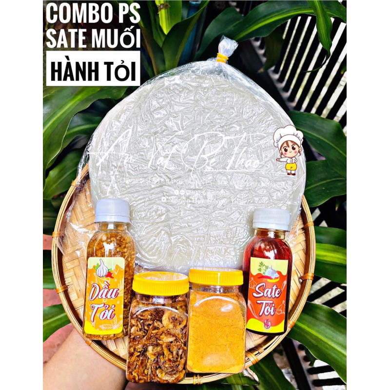 COMBO PHƠI SƯƠNG SATE MUỐI NHUYỄN HÀNH TỎI