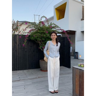 Áo khoác cardigan len mỏng 4 cúc dọc nhiều màu mặc mùa thu đông giữ nhiệt