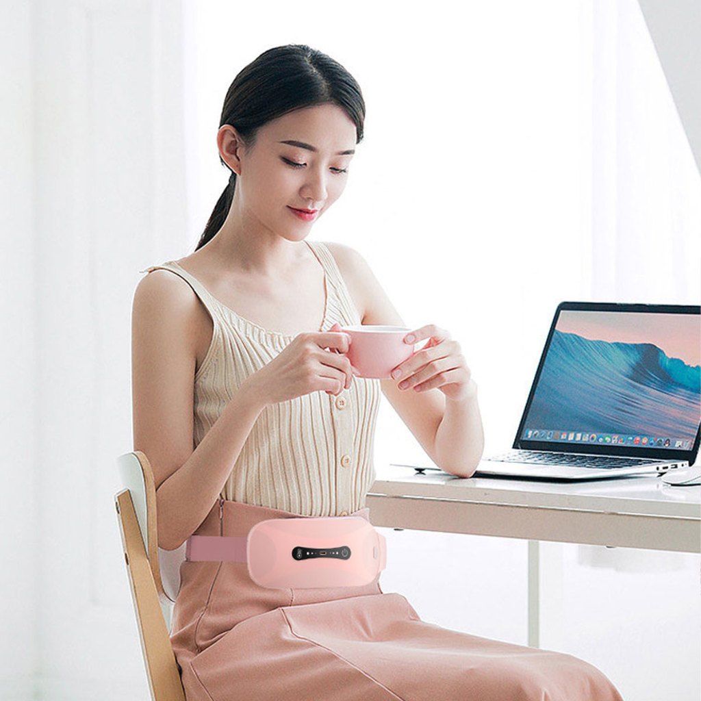 Máy Chườm Massage Bụng Kinh, Túi Chườm Nóng Bụng, Đai Mát Xa Giảm Mỡ