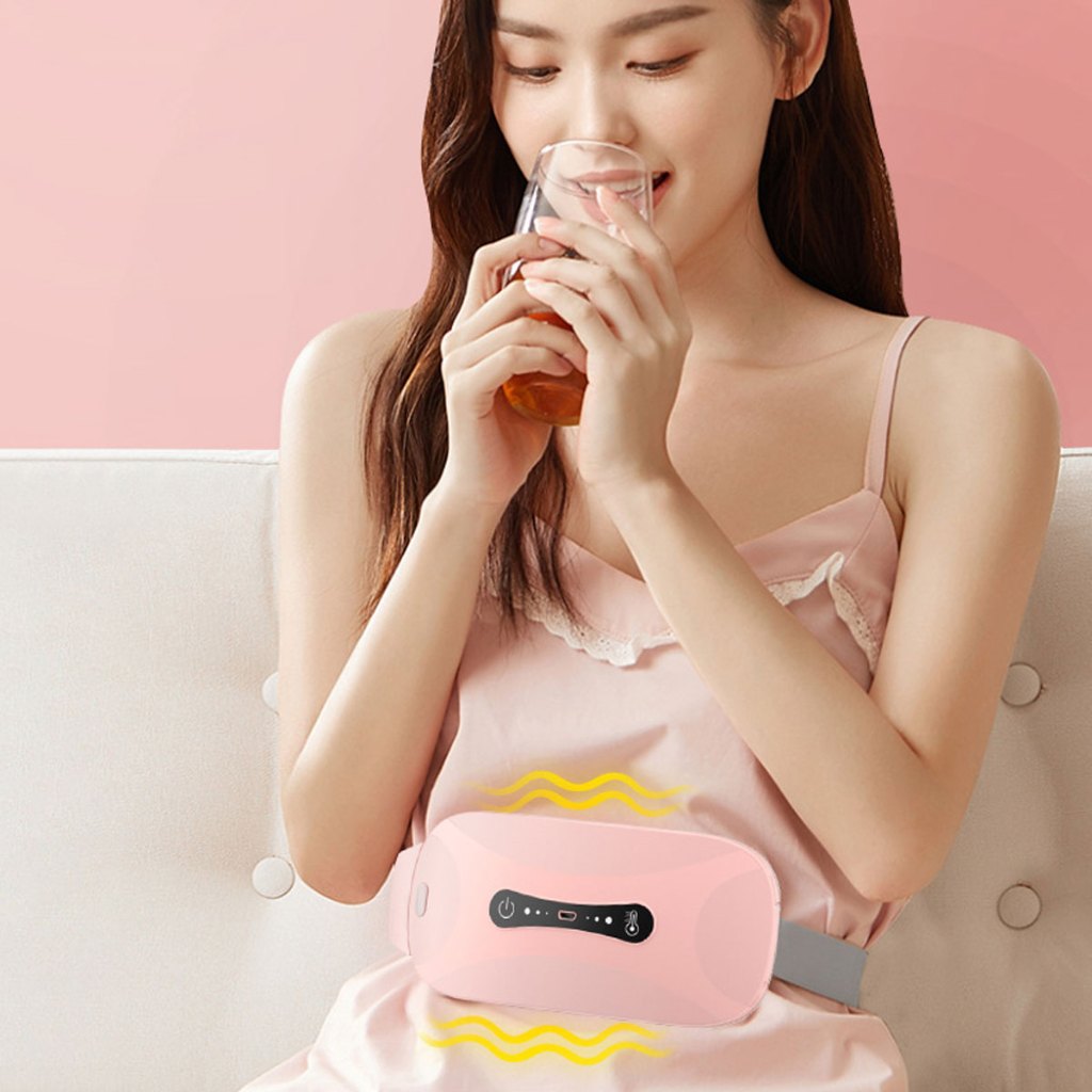Máy Chườm Massage Bụng Kinh, Túi Chườm Nóng Bụng, Đai Mát Xa Giảm Mỡ