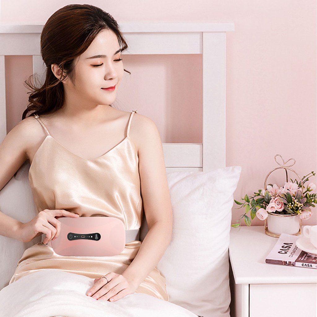 Máy Chườm Massage Bụng Kinh, Túi Chườm Nóng Bụng, Đai Mát Xa Giảm Mỡ