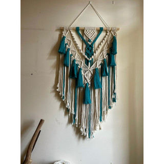 Mành treo tường trang trí Macrame, mành treo handmade nhiều màu