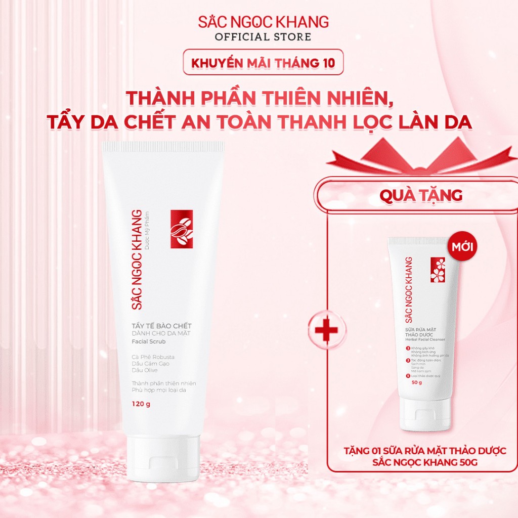 Tẩy Tế Bào Chết Dành Cho Da Mặt Sắc Ngọc Khang