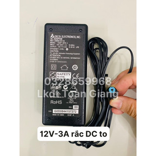 Adpater 12v-3a loại không dây ac, rắc dc to