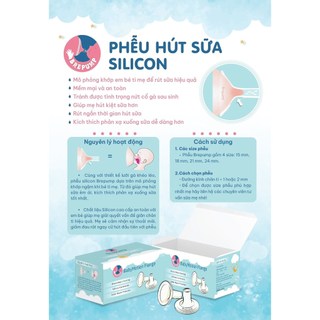 Phễu hút sữa Silicone Brepump Êm Ái