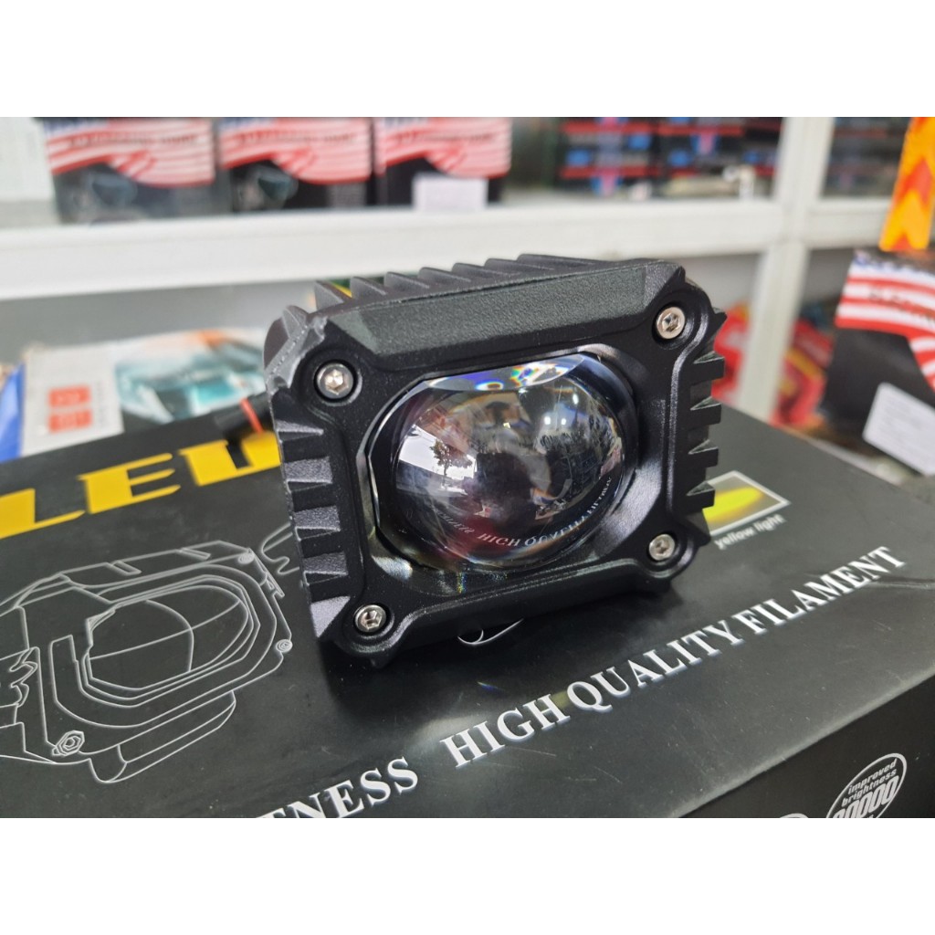 2 Đèn Bi led Vuông siêu sáng chất lượng cao 12v-80v dùng cho các dòng xe