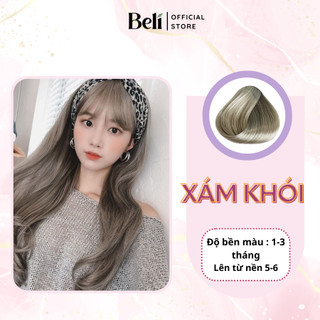 Thuốc Nhuộm Tóc Nam Màu XÁM KHÓI - Tuýp 100g - N091 - Beli Official Store