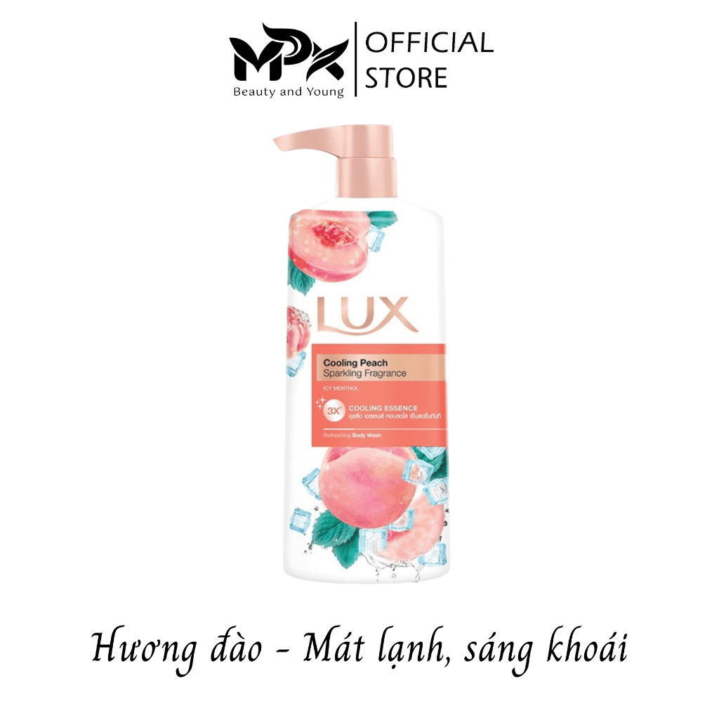 Sữa tắm Lux hương nước hoa 450ml Thái Lan - Thơm lâu dưỡng da trắng mịn và cấp ẩm - MPX