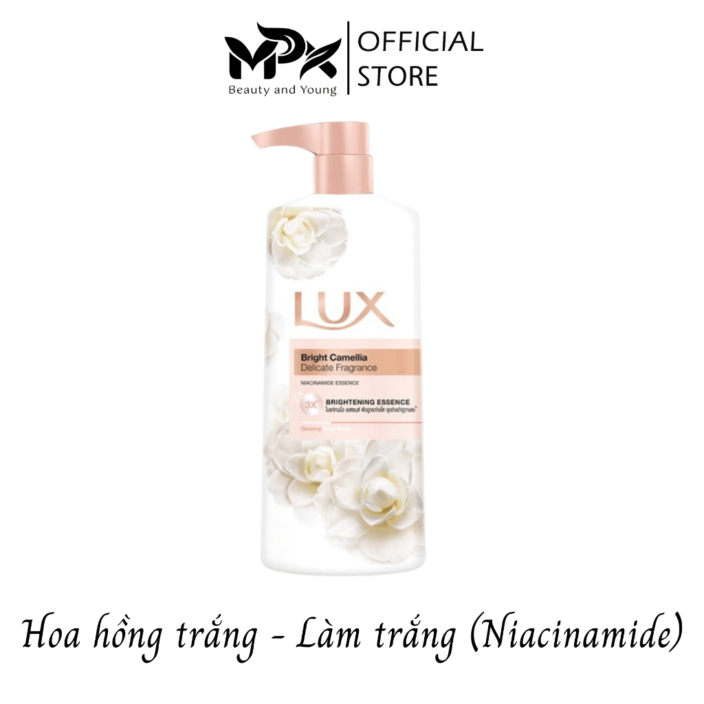 Sữa tắm Lux hương nước hoa 450ml Thái Lan - Thơm lâu dưỡng da trắng mịn và cấp ẩm - MPX