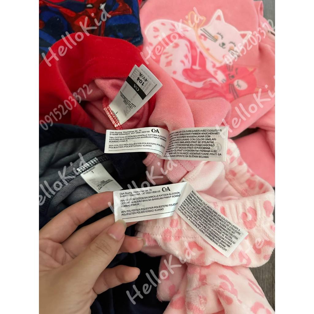 Bộ nhung đắp hình CA cho bé