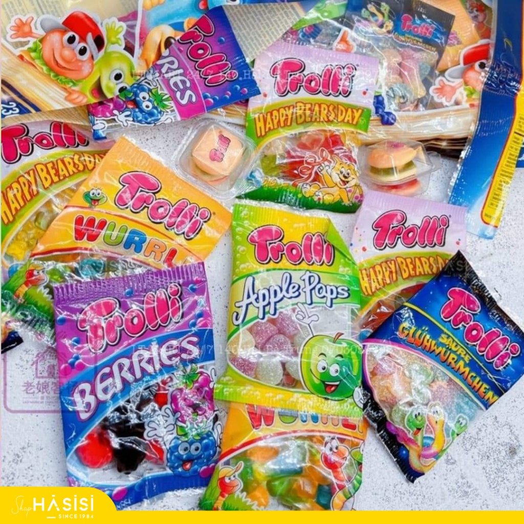 Kẹo Dẻo Trái Cây Thập Cẩm TROLLI - Gummi World 230g