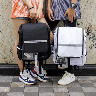 ( hàng hót giá rẻ )  Balo COLKIDS BACKPACK Unisex (có video) cặp học sinh đi học nam nữ 2 màu đen xám SL