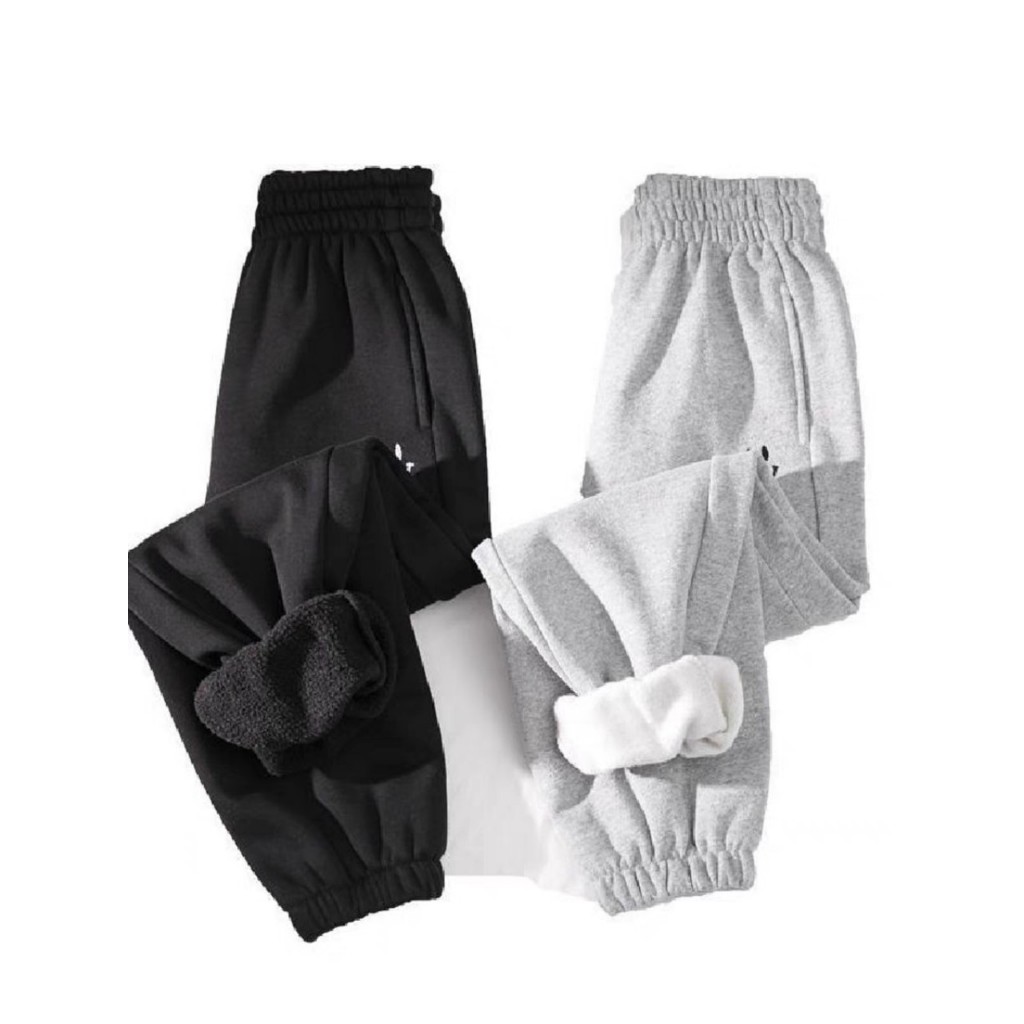 QUẦN JOGGER NAM NỮ THÊU MẶT CƯỜI CHẤT NỈ ÉP BÔNG MỀM MẠI KIỂU DÁNG ULZZANG HÀN QUỐC S0