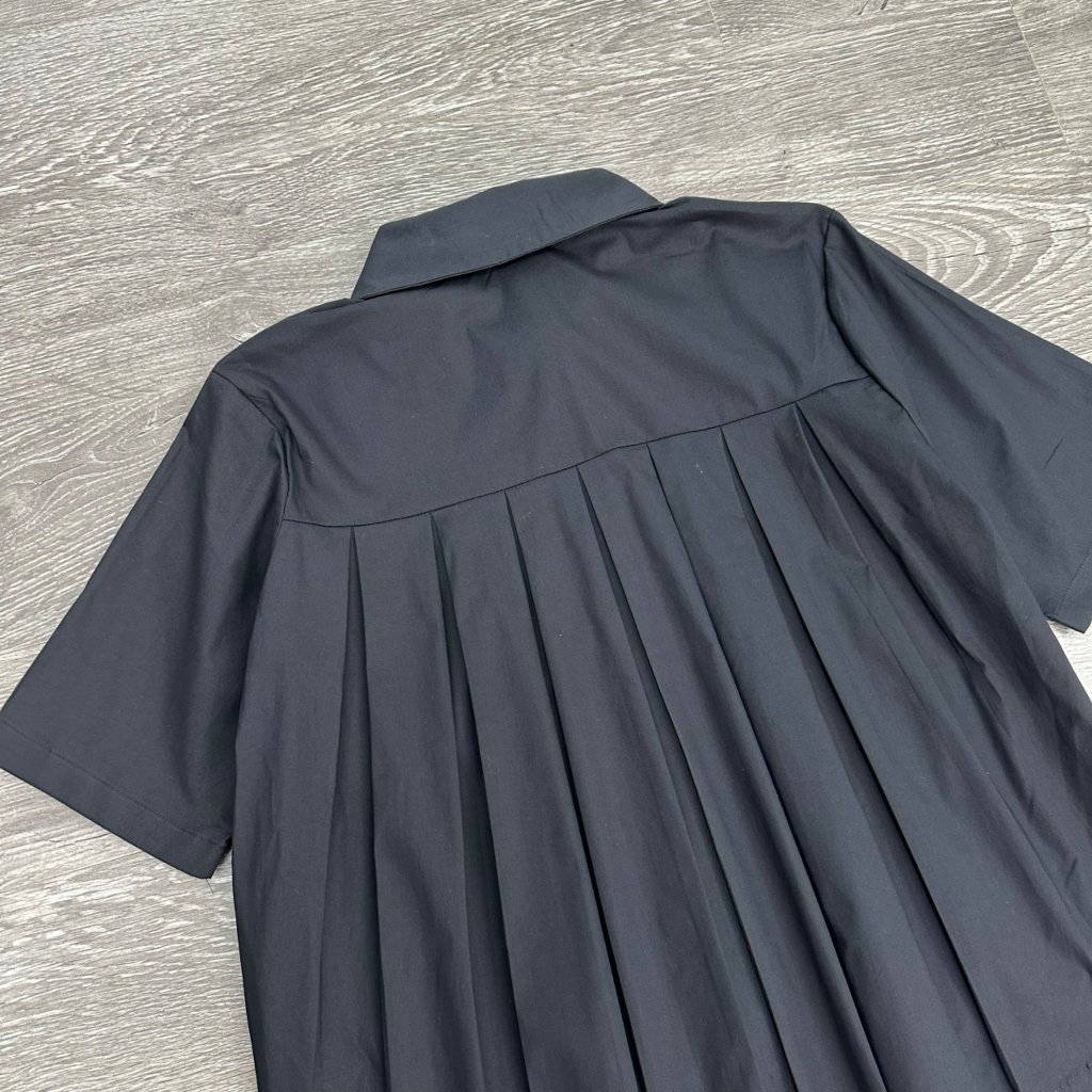 Áo sơ mi EXP//ESS xếp ly sau TN KAMI