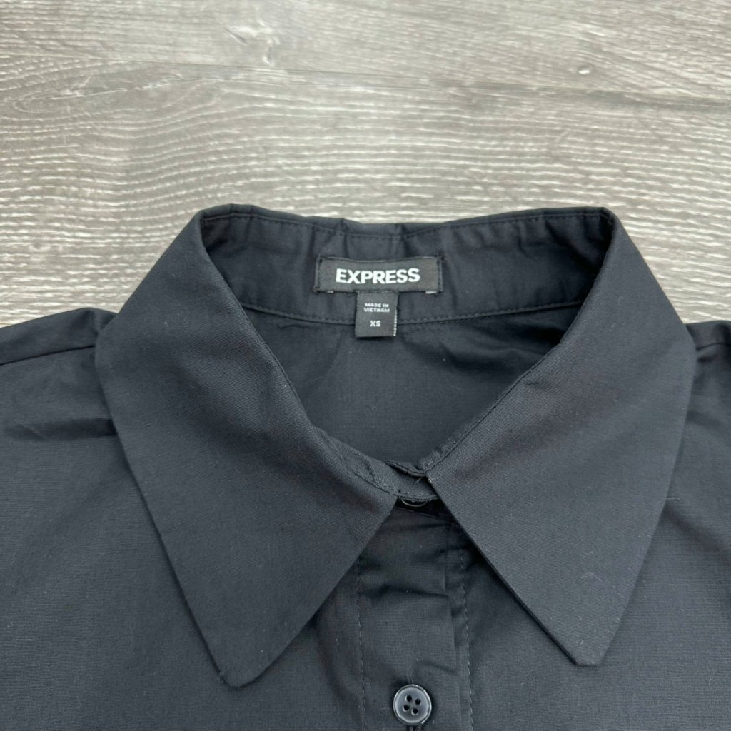 Áo sơ mi EXP//ESS xếp ly sau TN KAMI