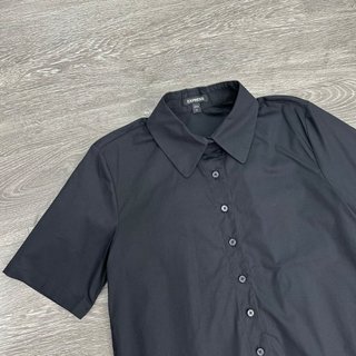 Áo sơ mi EXP//ESS xếp ly sau TN KAMI