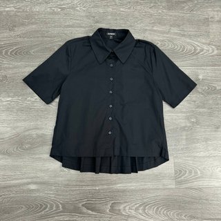 Áo sơ mi exp//ess xếp ly sau tn kami