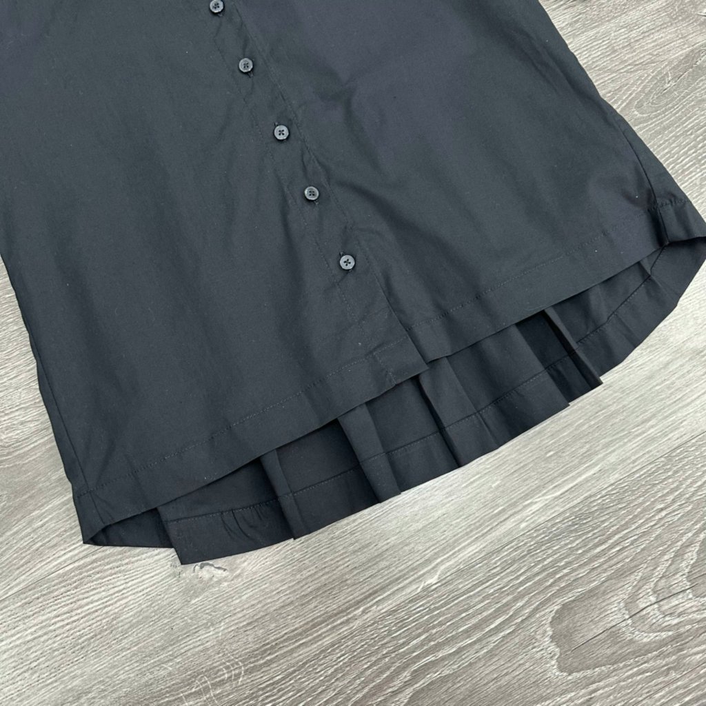 Áo sơ mi EXP//ESS xếp ly sau TN KAMI