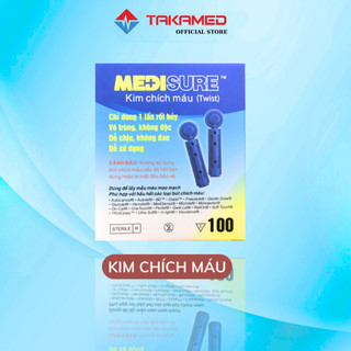 Kim Chích Máu MEDISURE Chính Hãng Hộp 100 Kim