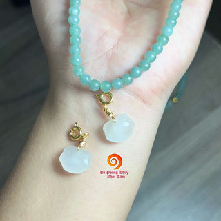 charm moonstone mix vòng tay