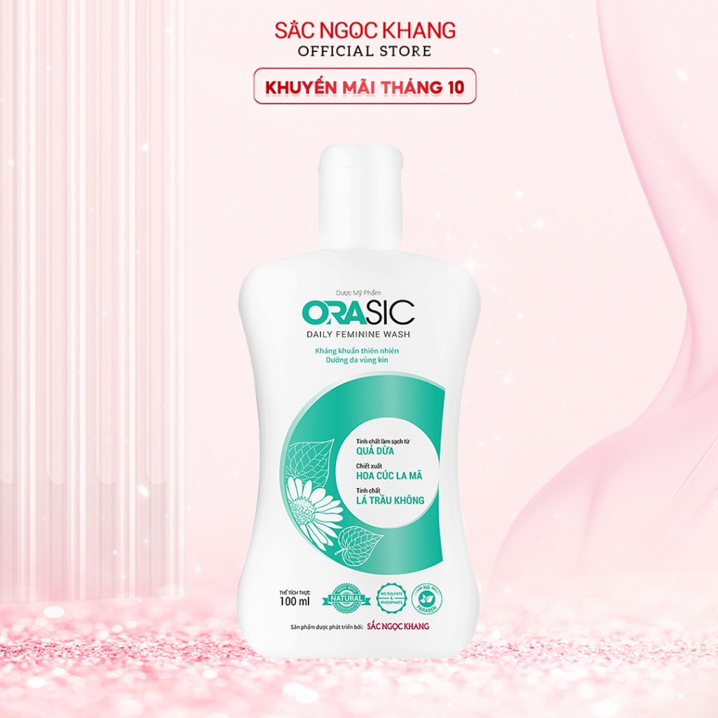 Dung dịch vệ sinh phụ nữ ORASIC Sắc Ngọc Khang