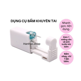 Dụng cụ bấm lỗ tai dùng 1 lần, dụng cụ bấm khuyên tai
