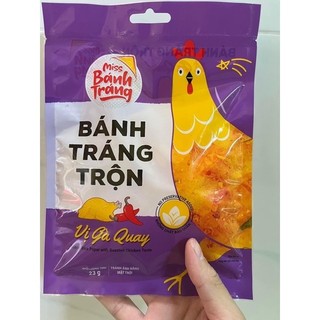 Bánh tráng trộn sate tôm hành
