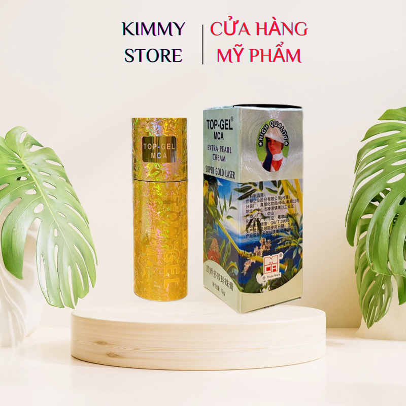 01 Hộp kem dưỡng trắng da Top Gel MCA extra pearl Cream dạng thỏi