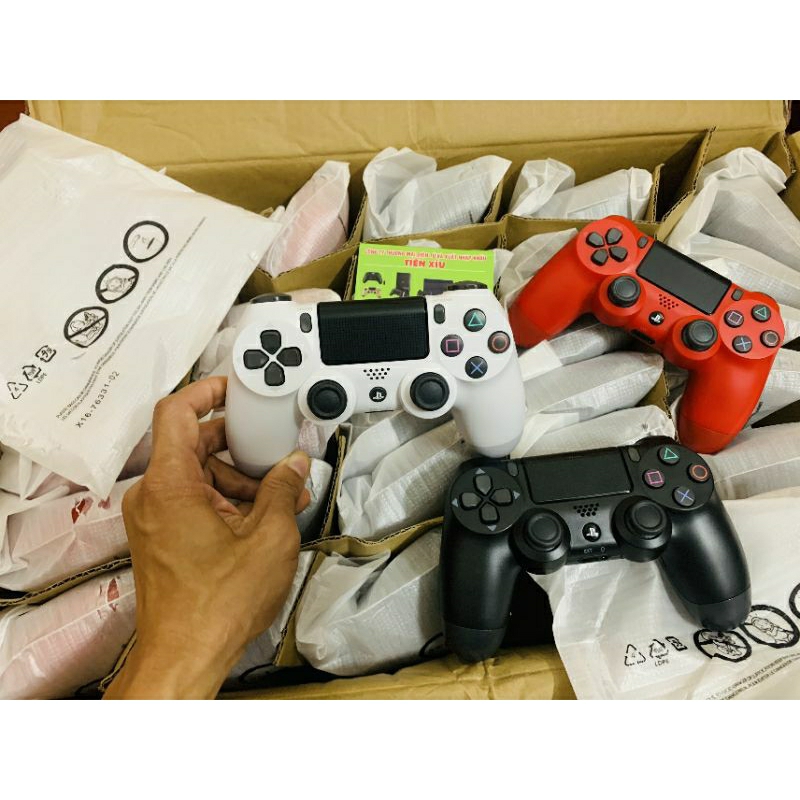 Tay cầm Ps4 Fat PS4 Slim Pro cũ xịn chính hãng Renew Refubish tay bấm game PS4