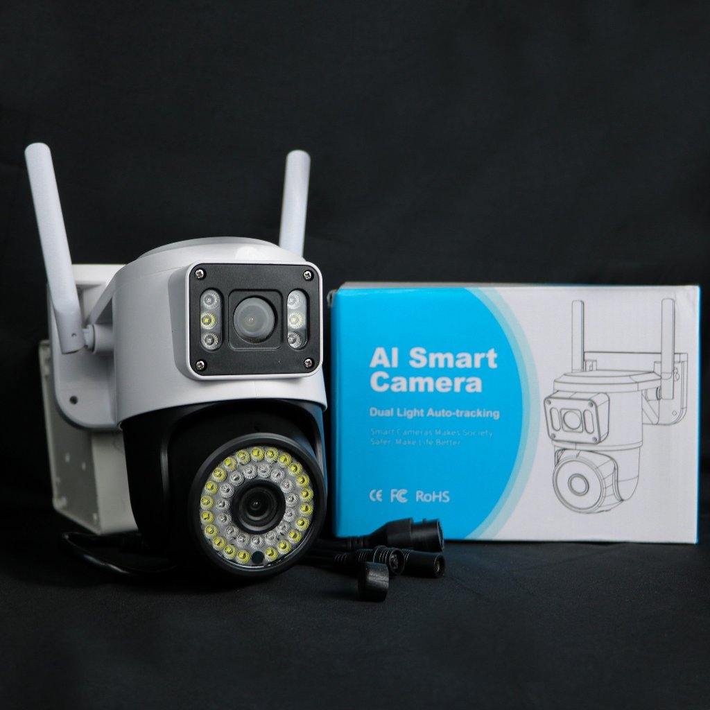 Camera 2 MẮT Yoosee 8MP  FULL HD Quan Sát Góc Rộng ,Cảnh Báo Chuyển Động, Bảo Hành 12 Tháng