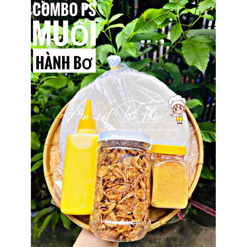 COMBO PHƠI SƯƠNG MUỐI HÀNH BƠ LỚN
